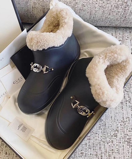 Женские зимние ботинки Gucci черные (арт. VM-10257) | Интернет-магазин  Vanity Mall