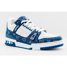 Голубые кроссовки Louis Vuitton Trainer