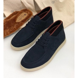 Темно-синие ботинки Loro Piana