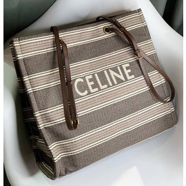 Женская пляжная сумка Celine серая