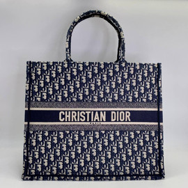 Сумка-тоут Christian Dior Book Tote Large синяя