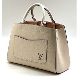 Кожаная сумка Louis Vuitton Marelle Tote MM молочная