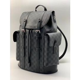 Мужской рюкзак Louis Vuitton Cristopher из канвы Damier Graphite