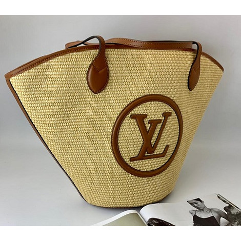 Купить кожаную сумку мужскую в интернете Louis Vuitton серую большую  Mega  Brands