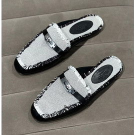 Черные женские мюли Hermes Oz