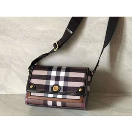 Женская сумка Burberry Note Bag коричневая