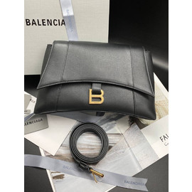 Кожаная черная женская сумка Balenciaga Hourglass Кожаная черная женская сумка Balenciaga Hourglass