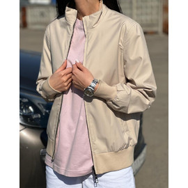 Женская бежевая куртка на молнии Loro Piana