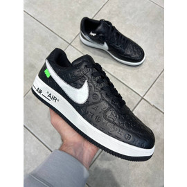 Мужские кроссовки Nike Air Force 1 | Louis Vuitton by Virgil Abloh черные