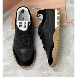 Женские кроссовки Miu Miu Tyre черные
