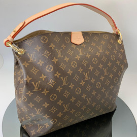 Женская коричневая сумка Louis Vuitton Graceful PM