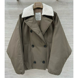 Женская куртка Brunello Cucinelli оливковая