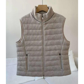 Женский жилет Brunello Cucinelli бежевый