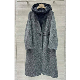 Женское пальто Loro Piana серое