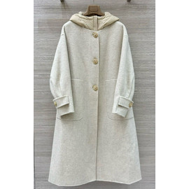Женское пальто Loro Piana белое