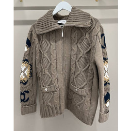 Женский бежевый кардиган Chanel