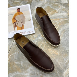 Кожаные ботинки Loro Piana коричневые