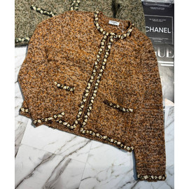 Женский коричневый кардиган Chanel
