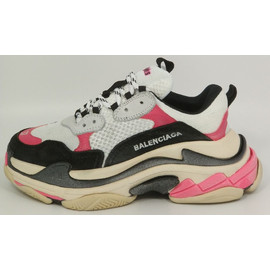 Женские кроссовки Balenciaga Triple S кожаные