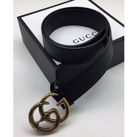 Ремень Gucci женский черный со змеей