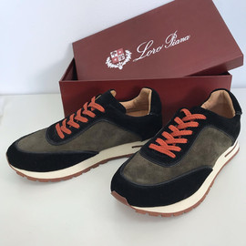 Мужские  коричневые кроссовки Loro Piana