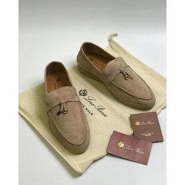 Женские лоферы Loro Piana Open Walk бежевые