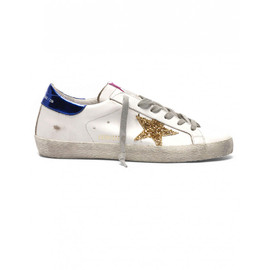 Женские кеды Golden Goose Superstar gold glitter star
