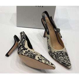 Босоножки Christian Dior серые (10 см)
