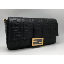 Женская сумка Fendi Baguette Maxi черная