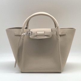 Женская кожаная сумка Celine Big Bag белая